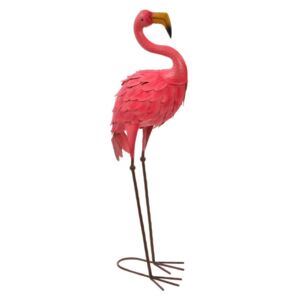 FD-146287-K - figura, fém, 30X21X86, flamingó
