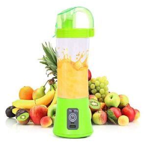 Juice hordozható turmixgép / USB-s smoothie készítő, 380 ml - zöld