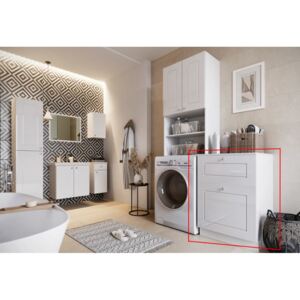 JULIA D60 S/2 fürdőszoba szekrény, 60x88,2x52,4, magasfényű fehér
