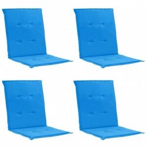 4 db kék párna kerti székhez 100 x 50 x 3 cm