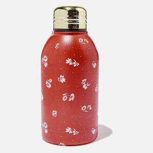 Florence Floral rozsdamentes palack, 350 ml piros