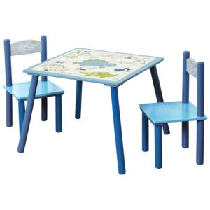 Kesper Gyerek asztal székekkel Dínó