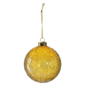 Leonardo Caldo karácsonyfa gömb 8cm, arany