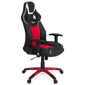 Gamer szék VG1776 68x53x127cm Fekete + Piros