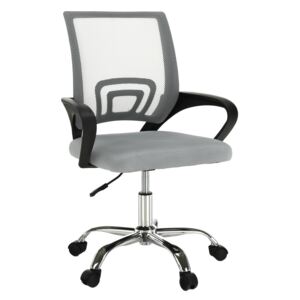Irodai szék, szürke-barna TAUPE/fekete, DEX 2 NEW
