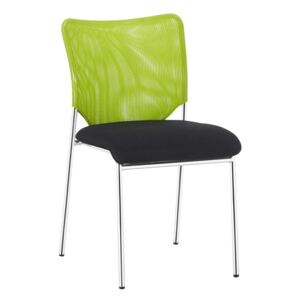 Irodai szék, zöld/fekete/króm, ALTAN