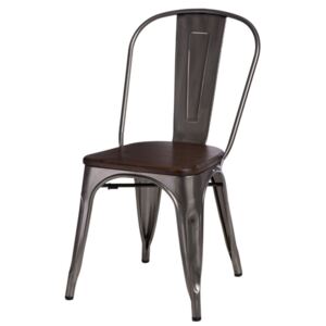 Paris Wood szék fém - dió