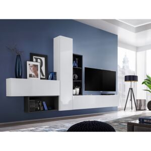 Blox IV falra akasztható magasfényű modern nappali bútor