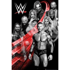WWE - Superstars Swoosh Plakát, (61 x 91,5 cm)
