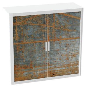 Paperflow Fém iratszekrény, rolós, 104 x 110 x 41,5 cm, metszet%