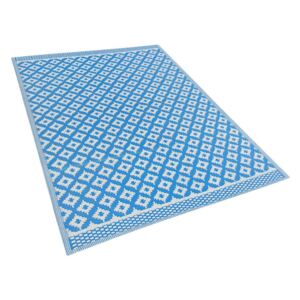 Kék Geometrikus Mintás Kültéri Szőnyeg 160 x 230 cm THANE