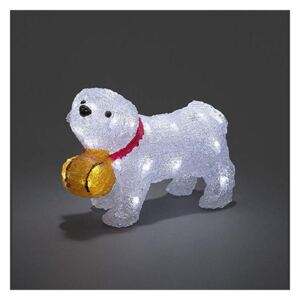 Exihand LED Kültéri karácsonyi dekoráció DOG 32xLED/4xAA IP44 EX0064