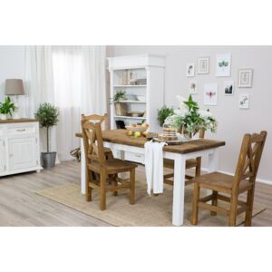 Provence ebédlőasztal - 120 x 80 cm / Fehér