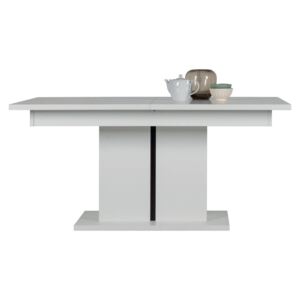 Asztal ABR12, Szín: Fényes fehér + Fehér