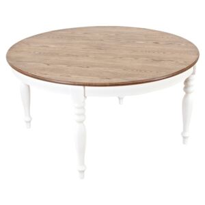 Asztal VG6315 Barna + fehér