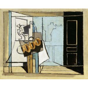 Marcoussis, Louis - Monday, the Open Window; Lundi, la Fenetre Ouverte, 1929 Festmény reprodukció