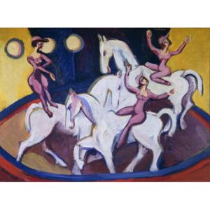 Kirchner, Ernst Ludwig - Jockeyakt, 1925 Festmény reprodukció