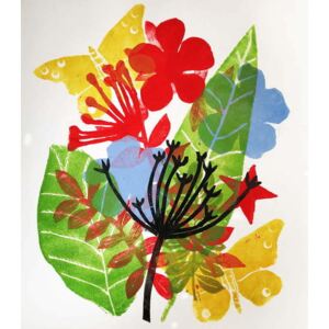 Thompson-Engels, Sarah - Seeded and flowers, 2019 Festmény reprodukció
