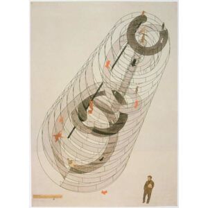 Moholy-Nagy, Laszlo - Kinetic Construction Festmény reprodukció