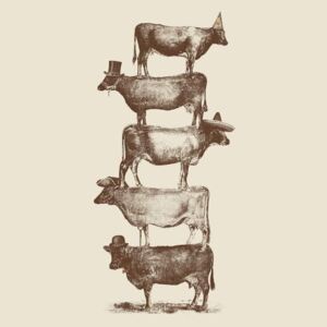 Bodart, Florent - Cow Cow Nuts Festmény reprodukció