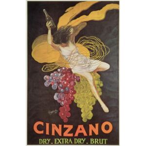 Cappiello, Leonetto - Poster advertising 'Cinzano', 1920 Festmény reprodukció