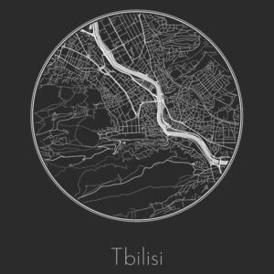 Tbilisi térképe, Nico Friedrich