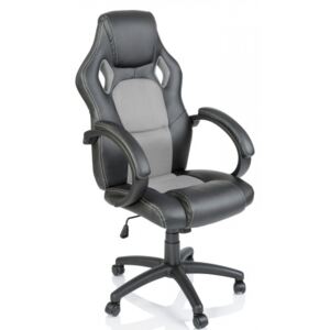 Aga Racing Irodai szék - Fekete/szürke