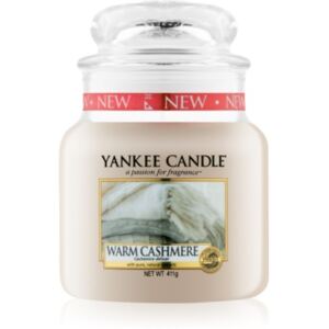 Yankee Candle Warm Cashmere illatos gyertya Classic közepes méret 411 g