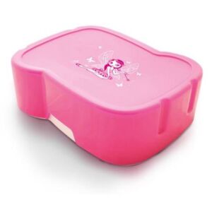Uzsonnás doboz, higiénikus műanyagból, FREEWATER Tündér, rózsaszín (FW2000501)