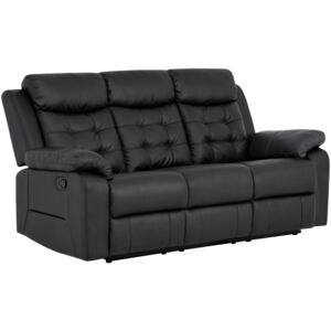 Háromszemélyes relax fotelágy UV14 Fekete
