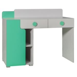 Íróasztal LFV3, Szín: Szürke + zöld