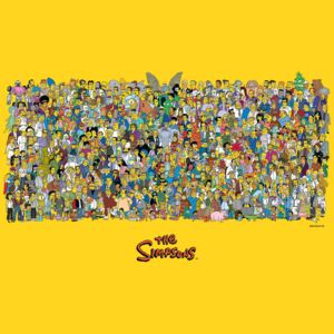 A Simpson család - Characters Plakát, (91,5 x 61 cm)