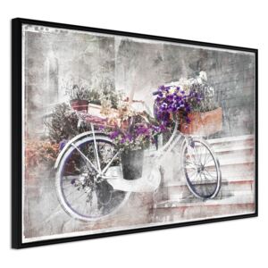 Bimago Flower Delivery - keretezett kép 60x40 cm Fekete keret