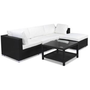 Kültéri bútor VG4171 Fekete + fehér