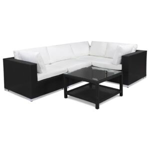 Kültéri bútor VG4763 Fehér + fekete