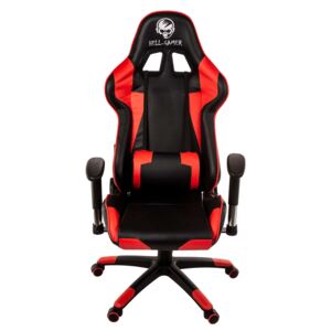 Hell Gamer professzionális Gamer szék 3D kartámasszal - fekete-piros