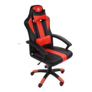 Hell Gamer Speed Gamer szék nyak-és derékpárnával - fekete-piros