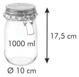 Tescoma DELLA CASA csatos befőttes üveg, 1000 ml