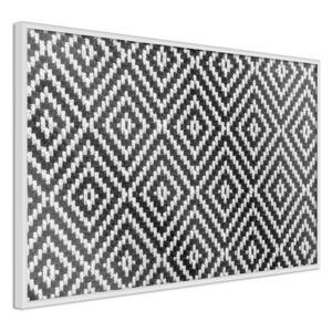 Bimago Moving Pattern - keretezett kép 60x40 cm Fehér keret
