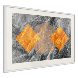 Bimago Agent Orange - keretezett kép 60x40 cm Fehér keret paszpartu