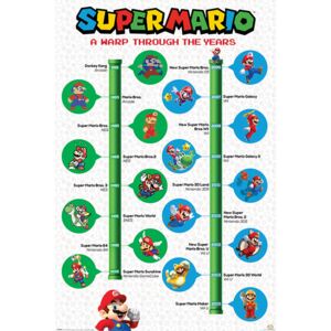 Super Mario - A Warp Through The Years Plakát, (61 x 91,5 cm)