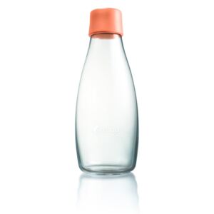 Barackszínű üvegpalack élettartam garanciával, 300 ml - ReTap
