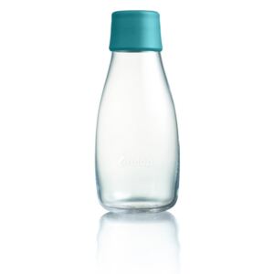 Sötét türkiz üvegpalack élettartam garanciával, 300 ml - ReTap