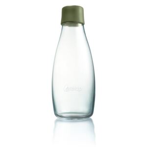 Sötétzöld üvegpalack élettartam garanciával, 500 ml - ReTap
