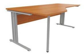 Classic line ergo irodai asztal, 200 x 110 x 75 cm, balos kivitel