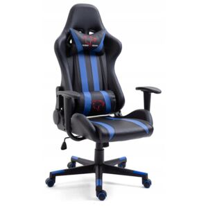 KORAD FG-33 Irodai szék, 71x125-135x70, kék/fekete