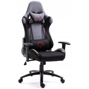 KORAD FG-38 Irodai szék, 67,5x128-138x70, grafit/fekete
