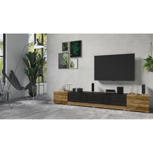ENERGIA 1 TV asztal (40), 240x35x41, satin/Touchwood