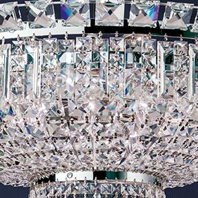 Ambassador kristály csillár, króm, 60 cm, 15xE14