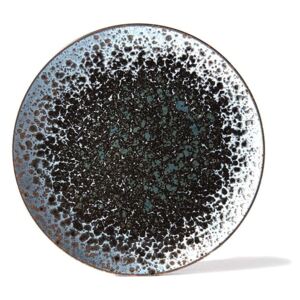 Pearl fekete-szürke kerámia tányér, ø 29 cm - MIJ